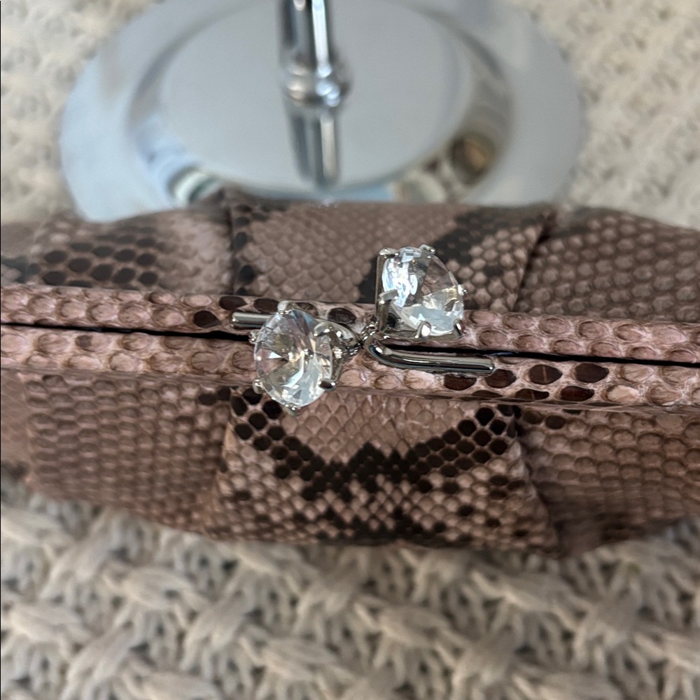 Very Rare Vintage Coach Sample Python Clutch, Mad… - image 3